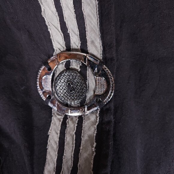 Parsley & Sage Sweater Snap up Jacket Womens Size Large Decorative Buttons - Picture 11 of 13